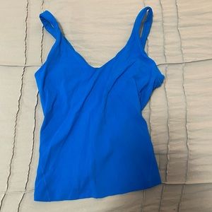 Lululemon long blue align tank